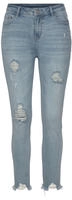 Destroyed-Jeans BUFFALO "mit ausgefransten Saumabschl&uuml;ssen aus bequemer