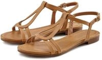 Sandale VIVANCE "offener Schuh", Damen, Gr. 35, braun (camelfarben),...
