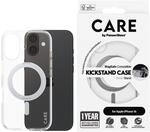 CARE BY PANZERGLASS Handyh&uuml;lle "Kickstand Case f&uuml;r Apple iPhone 16", silber