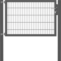 Zauneinzelt&uuml;r ALBERTS "Flexo Plus", grau (anthrazit), B:150cm H:100cm, Stahl, Tore,