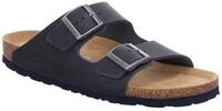Pantolette ROHDE "Grado", Damen, Gr. 44, blau (dunkelblau), Leder, Schuhe Pantolette,
