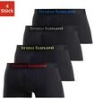Hipster BRUNO BANANI, Herren, Gr. S, 4 Stk., schwarz, Jersey, Obermaterial: 95%