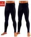 Lange Unterhose CLIPPER, Herren, Gr. 4, 2 Stk., schwarz, Feinripp, Obermaterial: 100%