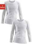 Unterhemd CLIPPER, Herren, Gr. 3, 2 Stk., N-Gr, wei&szlig;, Feinripp, Obermaterial: 100%