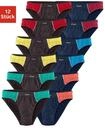 Slip LE JOGGER, Herren, Gr. 3, 12 Stk., blau (marine, schwarz), Jersey, Obermaterial: