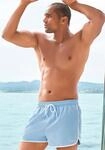 Badeshorts CHIEMSEE, Herren, Gr. S (46/48), N-Gr, blau, Polyester, unifarben mit