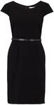 Etuikleid BETTY & CO "Etuikleid mit G&uuml;rtel", Damen, Gr. 36, EURO, schwarz, 59%