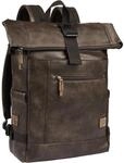 Rucksack CAMEL ACTIVE "Laos", Damen, Gr. B/H/T: 39cm x 44cm x 12cm, braun, Rucks&auml;cke