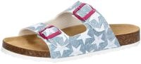 Pantolette LICO "Pantolette Bioline Platino", Damen, Gr. 36, blau, Synthetik, Schuhe