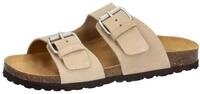 Pantolette LICO "Pantolette Bioline Juana", Damen, Gr. 36, braun, Leder, Schuhe