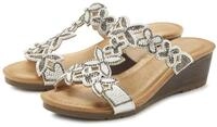 Pantolette VIVANCE "Mule, Sommerschuh, Sandale", Damen, Gr. 38, wei&szlig;, Obermaterial: