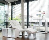Relaxsessel SALESFEVER "Komfortabler Loungesessel", wei&szlig;, B:60cm H:40cm T:200cm,