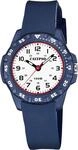 Quarzuhr CALYPSO WATCHES "Junior Collection", blau (dunkelblau), Armbanduhren,