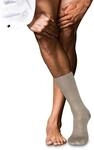 Socken FALKE "Highshine", Herren, Gr. 39-40, beige (corn (4096)), Obermaterial:...
