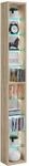 Standregal VCM "Holz CD DVD Stand Aufbewahrung Regal Rasato XL", braun (sonoma,