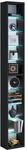 Standregal VCM "Holz CD DVD Stand Aufbewahrung Regal Rasato XL", schwarz, B:21cm