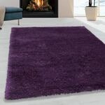 Hochflor-Teppich AYYILDIZ TEPPICHE "FLUFFY 3500, auch als L&auml;ufer und in Rund", lila,