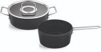 Topf-Set FISSLER "Adamant", schwarz, T&ouml;pfe, Topf-Set, Made in Germany
