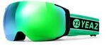 Skibrille YEAZ "Ski- und Snowboard-Brille TWEAK-X", gr&uuml;n, Sportbrillen, Skibrille