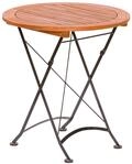 Gartentisch MERXX "Schlo&szlig;garten", schwarz (beige, schwarz), B:70cm H:74cm...