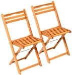 Gartenstuhl MERXX "Porto", braun, B:40cm H:82cm T:49cm, Holz teilmassiv, St&uuml;hle,