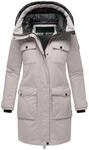 Winterjacke NAVAHOO "Winterjacke Eissturm 14", Damen, Gr. S, grau (light grau),