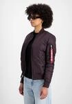 Bomberjacke ALPHA INDUSTRIES "MA-1 VF Vintage Fit 59 W", Damen, Gr. XS, lila...