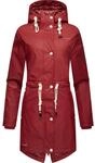 Regenjacke NAVAHOO "Regenjacke Flower of Ocean", Damen, Gr. XS, rot (blood rot),