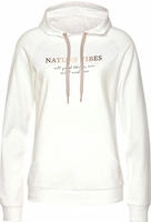 Hoodie LASCANA, Damen, Gr. 32/34, beige, Sweatware, Obermaterial: 60%...
