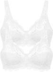B&uuml;gelloser BH SUSA "Latina", Damen, Gr. 75, Cup B, wei&szlig;, Spitze,...