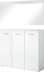 Garderoben-Set GERMANIA "GW-Adana", wei&szlig;, Kastenm&ouml;bel-Sets, Garderoben-Set