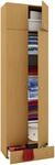 Kleiderschrank VCM "Kleiderschrank Mehrzweckschrank Schrank Vandol", braun (buche),