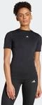 T-Shirt ADIDAS PERFORMANCE "TECHFIT TRAINING", Damen, Gr. M, schwarz, Obermaterial: