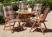 Garten-Essgruppe MERXX "Borkum", braun, Sitzm&ouml;bel-Sets, Garten-Essgruppe