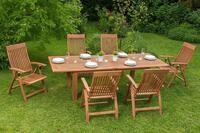 Garten-Essgruppe MERXX "Commodoro", beige (natur), Sitzm&ouml;bel-Sets, Garten-Essgruppe