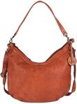Hobo HARBOUR 2ND "Amar", Damen, Gr. B/H/T: 33cm x 33cm x 14cm, braun (cognac),