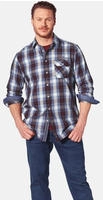 Karohemd JAN VANDERSTORM "Hemd KAITAR", Herren, Gr. XL, weit, rot (rot kariert),