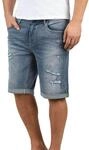 Jeansshorts BLEND "Shorts BHDeniz", Herren, Gr. L, N-Gr, blau (denim lightblau),