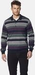 Sweatshirt BABISTA "Sweatshirt ALFOBENI", Herren, Gr. M, lila (lila gestreift),