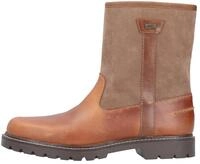 Winterstiefel RIEKER "Fiber-Grip", Herren, Gr. 40, braun (cognac, hellbraun), Leder,