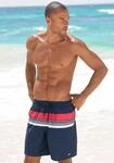Badeshorts KANGAROOS, Herren, Gr. S (48), N-Gr, blau (marine, rot), Polyester,