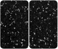 Herd-Abdeckplatte WENKO "Universal Modell Terrazzo", schwarz, B:30cm H:5,5cm L:52cm,