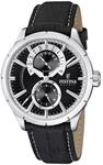 Multifunktionsuhr FESTINA "Retro", schwarz, Armbanduhren, Herren, Multifunktionsuhr,