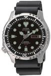 Automatikuhr CITIZEN "Promaster Mechanical Diver", schwarz, Armbanduhren, Damen,