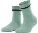 Haussocken FALKE "Cuddle Pads", Damen, Gr. 35-38, gr&uuml;n (peppermint (7792)),