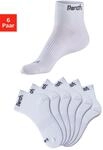 Sportsocken BENCH., Damen, Gr. 43-46, wei&szlig; (6x wei&szlig;), Baumwollmischung, unifarben,