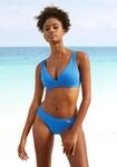 Triangel-Bikini-Top SUNSEEKER "Fancy", Damen, Gr. 32, Cup A, blau, Obermaterial: 92%