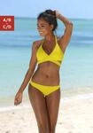 Triangel-Bikini BENCH., Damen, Gr. 32, Cup A/B, gelb, Polyamid, unifarben,