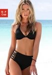 B&uuml;gel-Bikini-Top BENCH. "Perfect", Damen, Gr. 36, Cup D, schwarz, Microfaser,