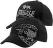 Baseball Cap LONSDALE "LEISTON", Herren, schwarz, Obermaterial: 100% Baumwolle,